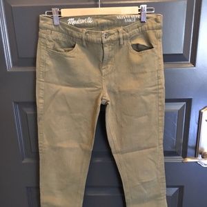 Madewell Olive Capris